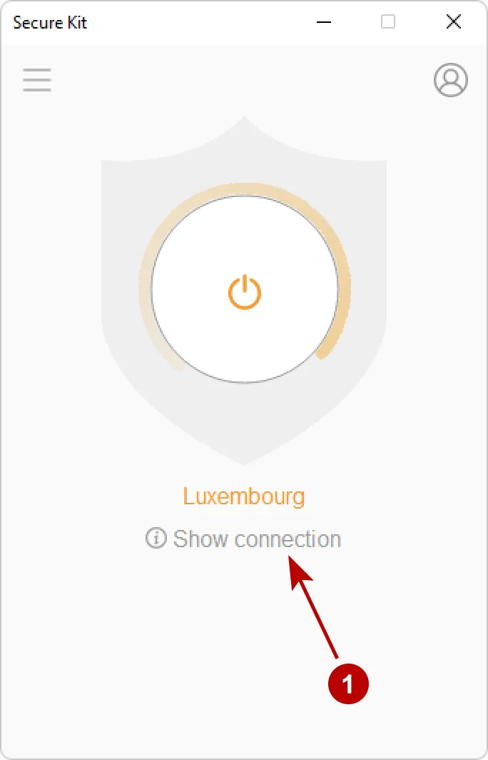 Connection process to OpenVPN server in Secure Kit on Windows