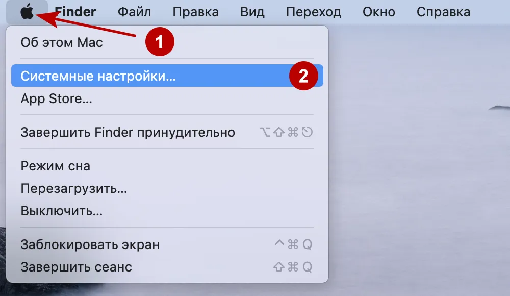 Системные настройки macOS